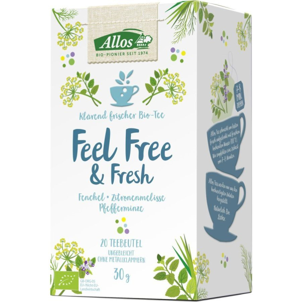Allos - Feel Free & Fresh Gewürztee Bio 30g