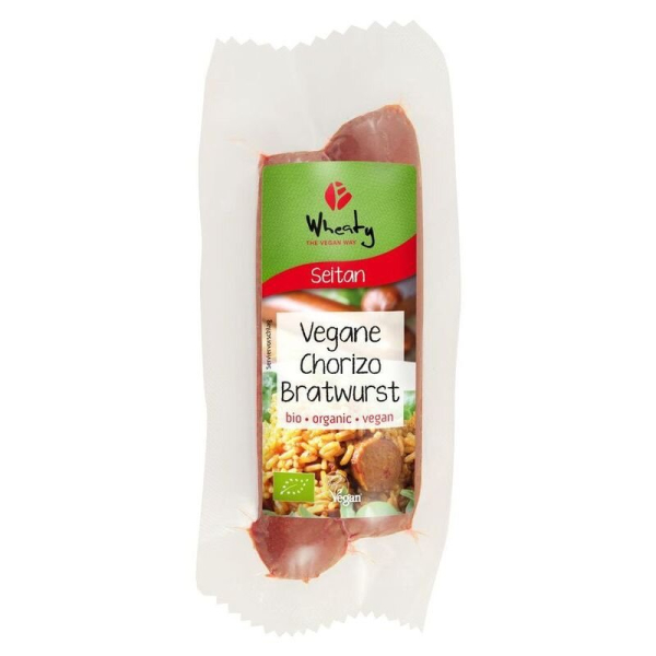 Wheaty Chorizo Bratwurst Veganwurst Bio 130g