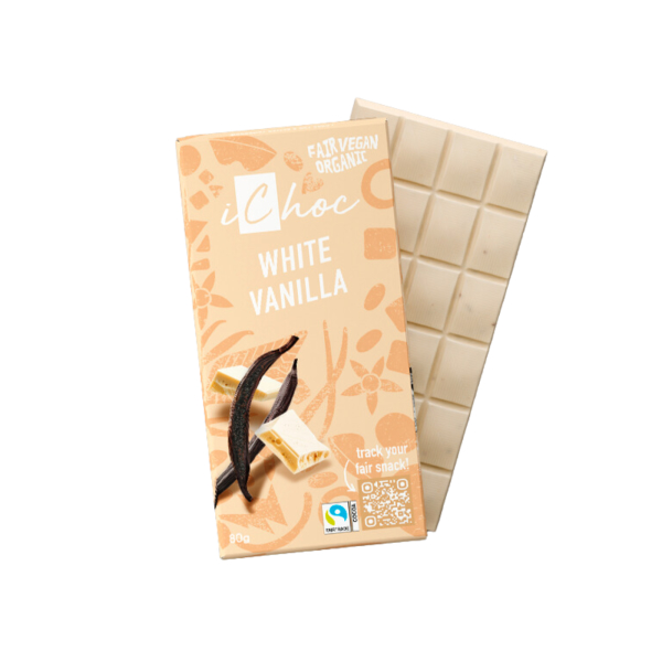 iChoc Bio White Vanilla, 80g