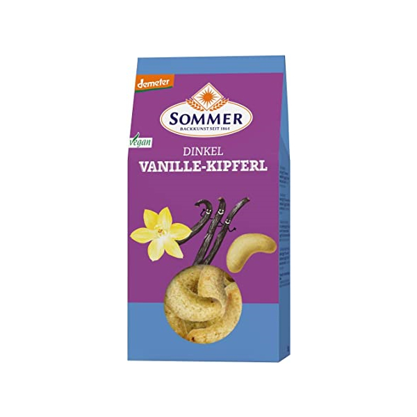 Sommer Vanille-Kipferl Dinkel demeter 150g
