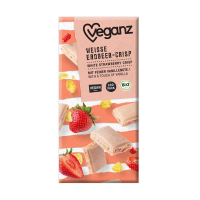 Veganz Bio Weiße Erdbeer-Crisp 80g