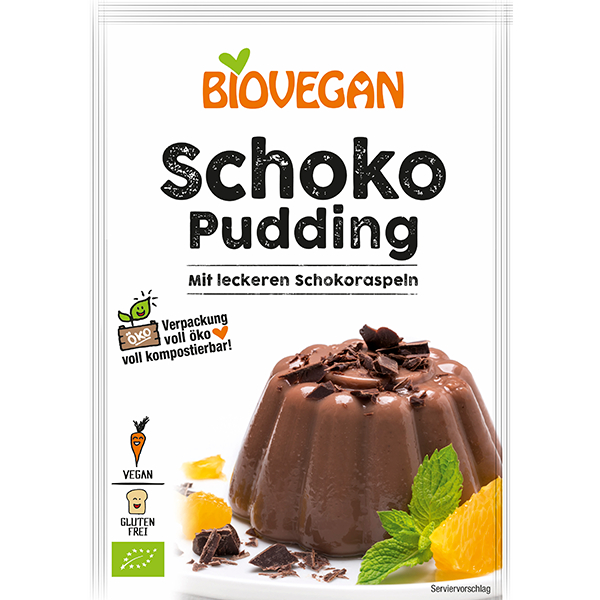 Biovegan Pudding Schoko mit Kokosbl&uuml;tenzucker 55g