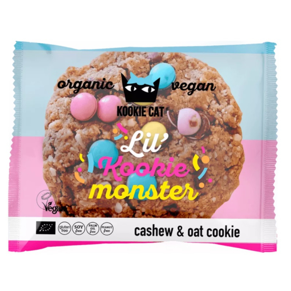 Kookie Cat Lil kookie monster Cashew & Haferkeks, Bio 50g