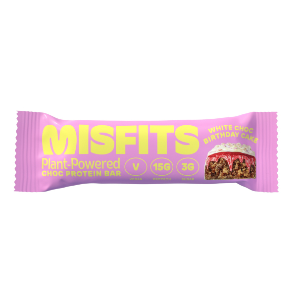 Misfits Birthday Cake Protein Bar 45g