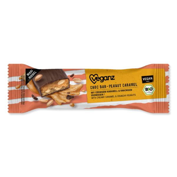 Veganz Bio Choc Bar Peanut Caramel 50g