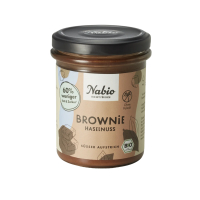 Nabio Süßer Aufstrich Brownie-Haselnuss, Bio 175g