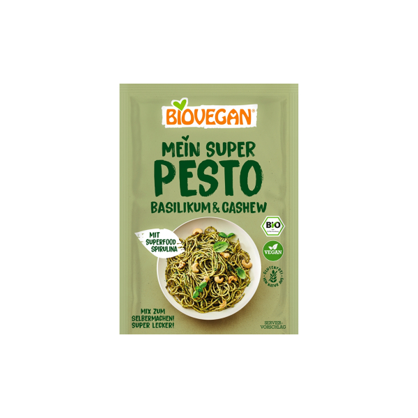 Biovegan Mein Super Pesto Basilikum-Cashew 17g