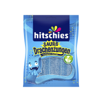 Hitschies Vegan Saure Drachenzungen blau 125g